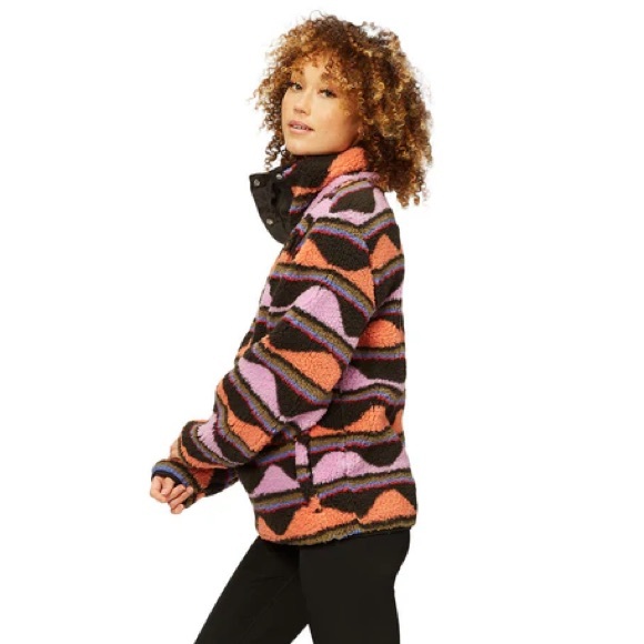 Billabong Women's A/Div Switchback Fleece Pullover Size Small - Picture 3 of 11